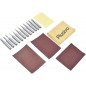 Soldering Iron Tips 12 pcs 900M Replacement Solder Tips Kit (B, I, K, D, C) with Cleaning Sponge, Cloth, Sandpaper