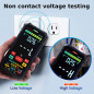 6000 Counts Digital Multimeter TRMS Smart Electrical Tester AC DC Voltmeter NCV Live Test For Voltage Current Resistance etc