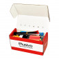 Plusivo AWG20 Hook Up Wire Kit -  600V Stranded Tinned Copper Silicone Wire of 6 Different Colors x 23 ft each