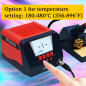 Digital Soldering Iron and Rework Station Wide LCD Display Screen, ºC/ºF Conversion, Auto Sleep/Standby, Digital Multimeter