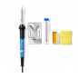 Soldering Iron Kit Electronics, Adjustable Temperature Soldering Iron 60W, Solder Wire, Solder Paste, Mini Stand